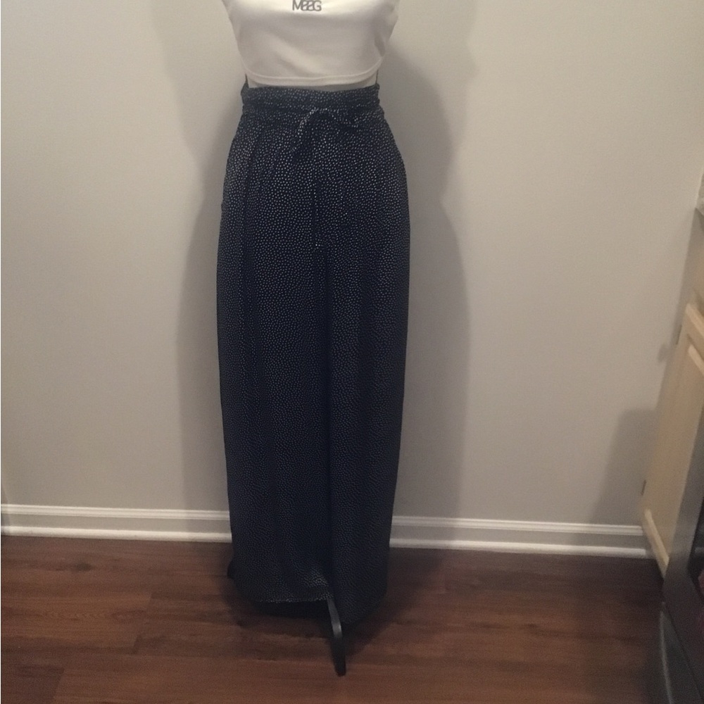 Zara wide leg micro polka dot palazzo - Picture 12 of 12